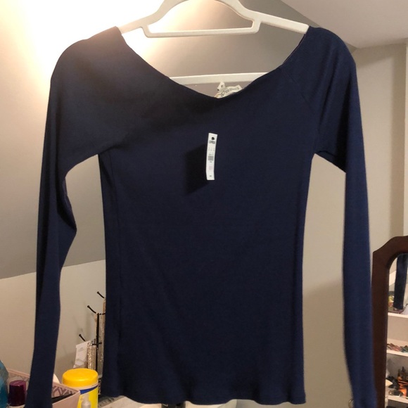 Royal Blue long sleeve top - Picture 2 of 3